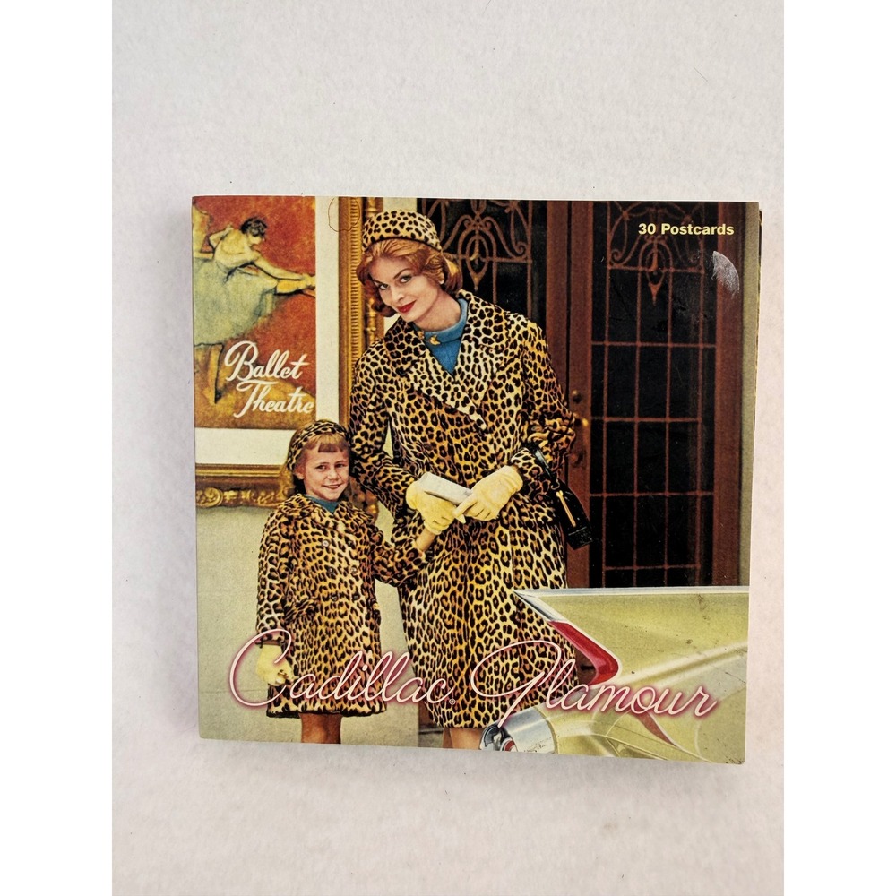 teNeues Cadillac Glamour 30 Postcard Book Vintage 1950s Fashion Advertising Art